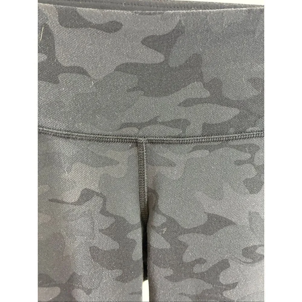 Lululemon Wunder Under Full Length Dark Camo Size 4